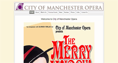 Desktop Screenshot of cityofmanchesteropera.org.uk